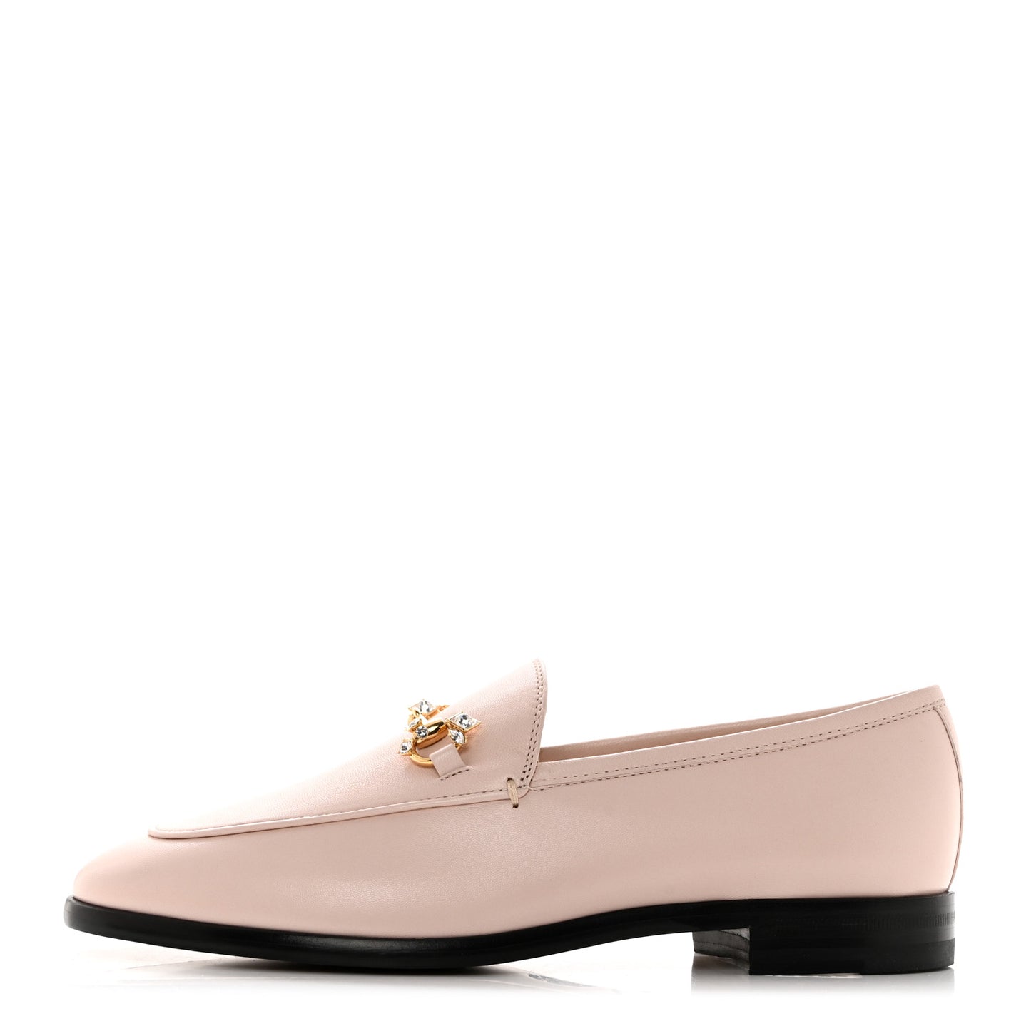 Malaga Kid 70 Cyrstal Horsebit Jordaan Loafers 37 Pink Hibiscus