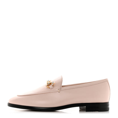 Gucci Malaga Kid 70 Cyrstal Horsebit Jordaan Loafers 37 Pink Hibiscus 1 of 9