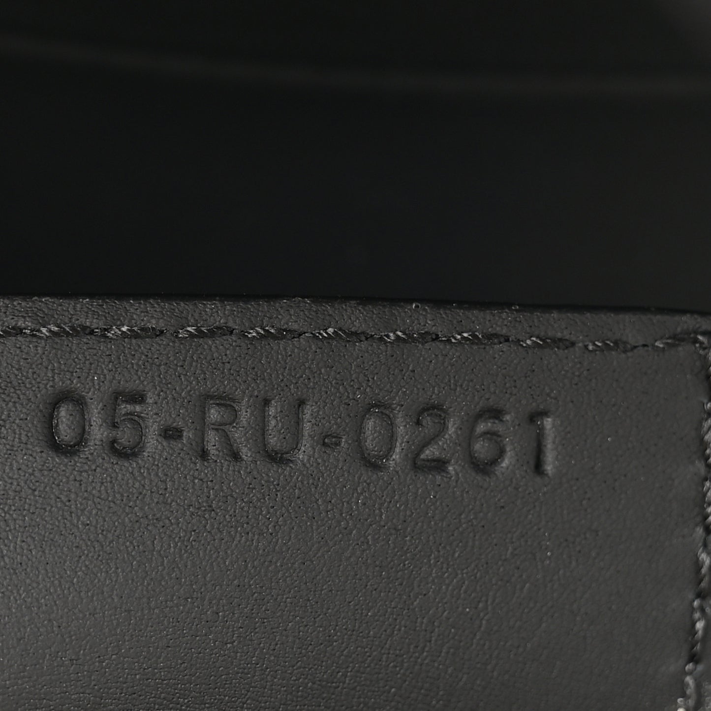 Ultra Matte Calfskin Saddle Bag Black