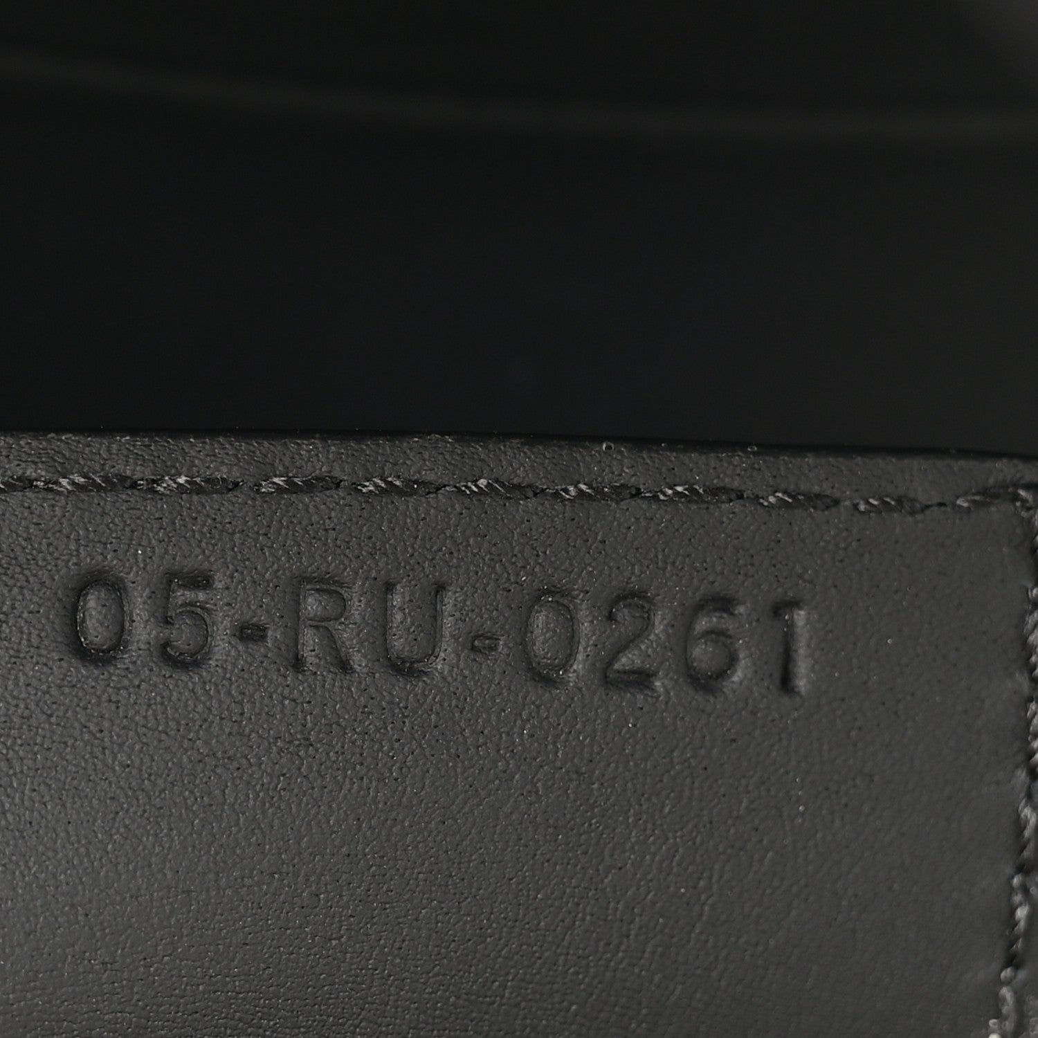Christian Dior Ultra Matte Calfskin Saddle Bag Black 7 of 10