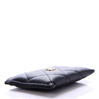 Chanel Caviar Quilted Card Holder Black 4 of 9