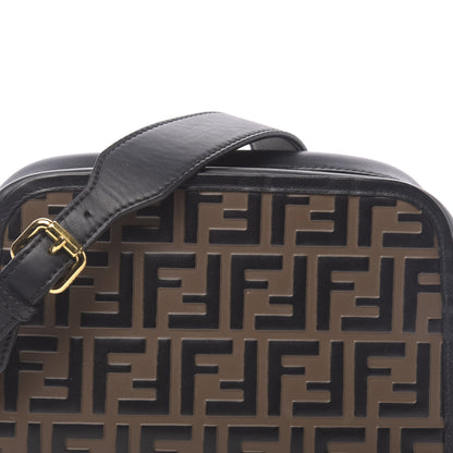 Fendi Vitello Century F is Fendi Bi-Color FF 1974 Embossed Camera Case Maya Black 9 of 11