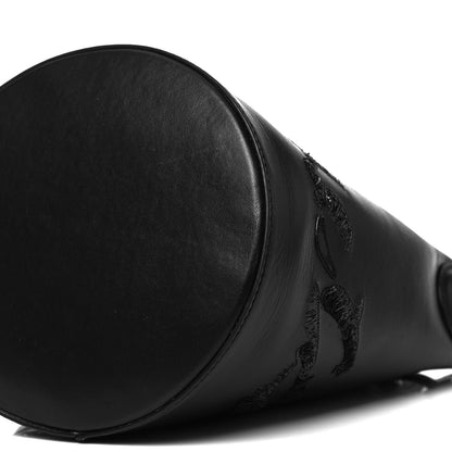 Christian Louboutin Calfskin Marie Jane Bucket Black 8 of 8