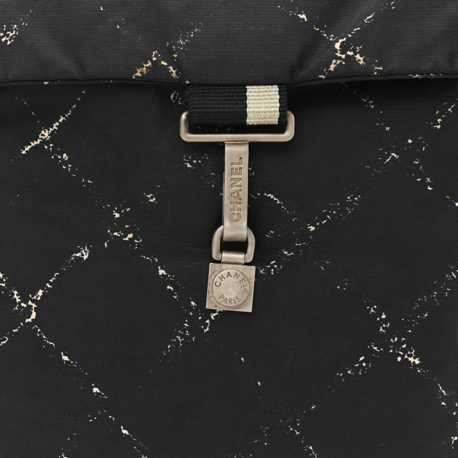 Chanel Nylon Travel Backpack Black 10 of 13