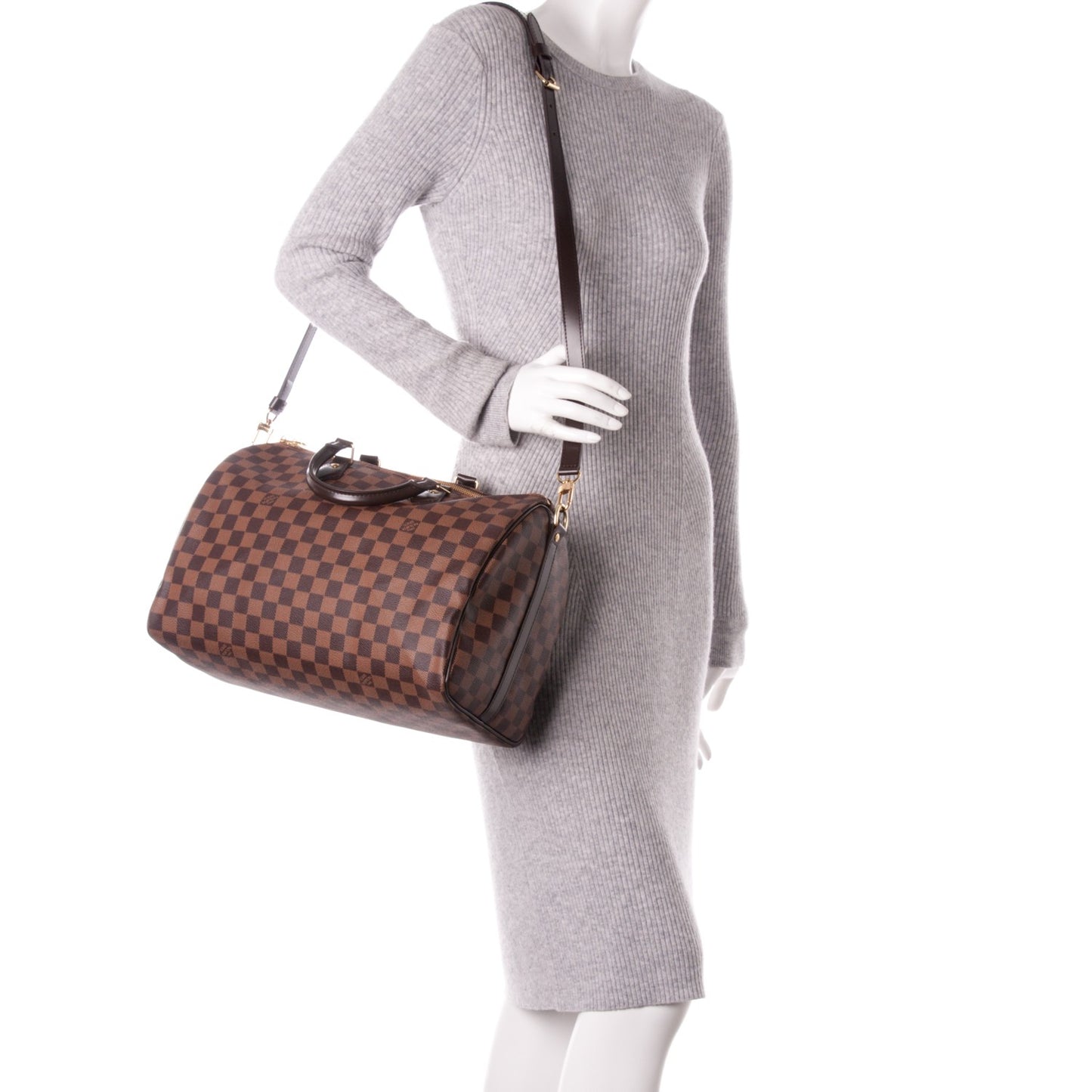 Damier Ebene Speedy Bandouliere 35