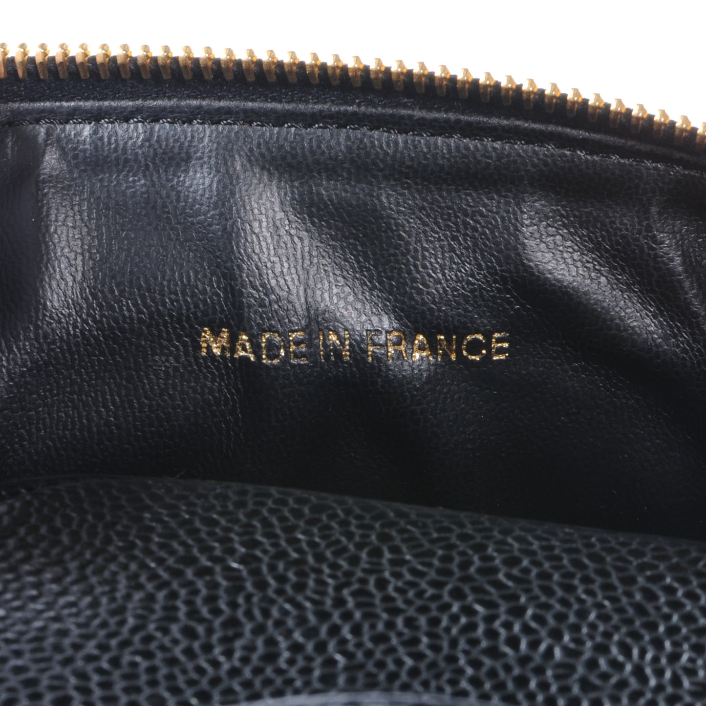 Caviar Cosmetic Vanity Bag Black