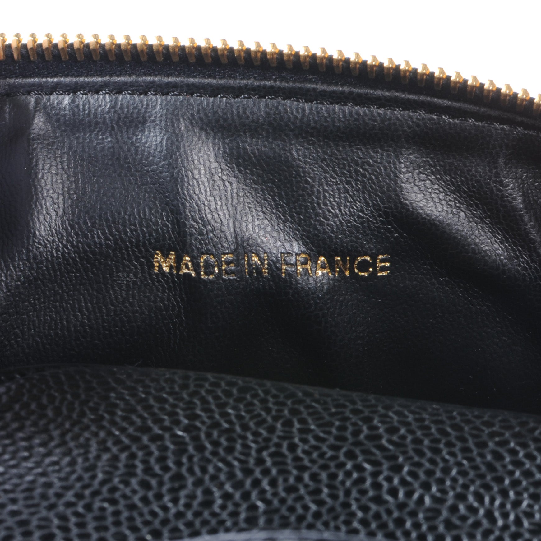 Chanel Caviar Cosmetic Vanity Bag Black 5 of 7
