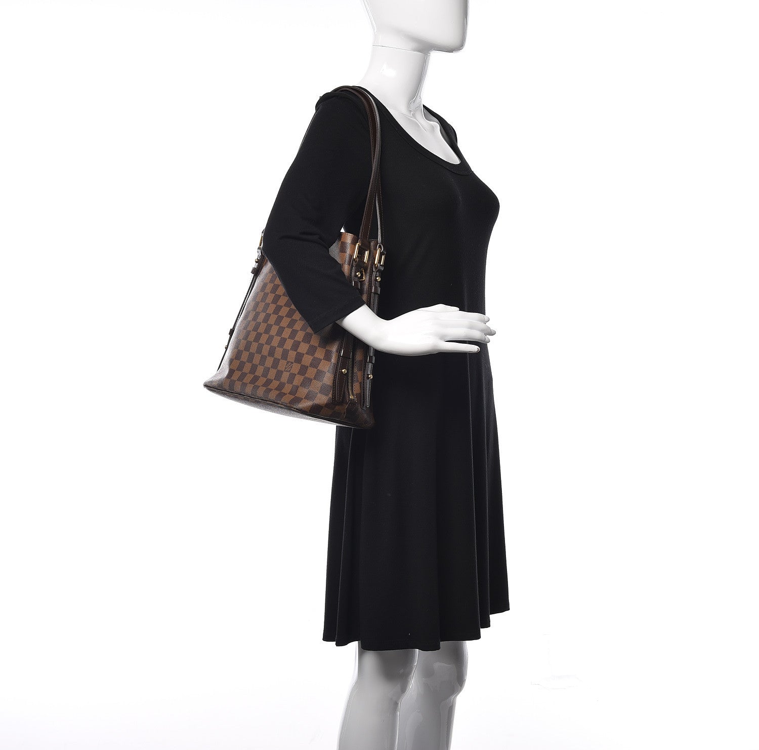 Louis Vuitton Damier Ebene Cabas Rivington 2 of 10