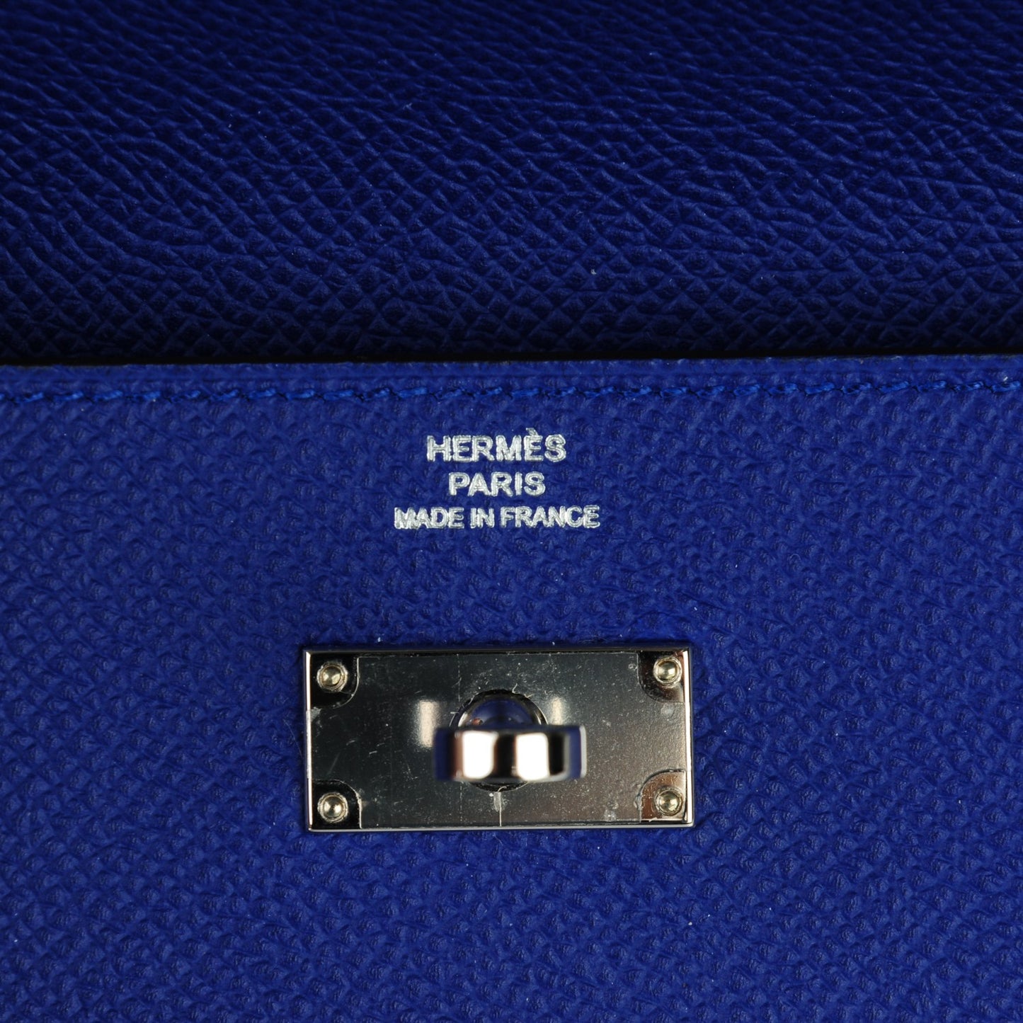 Epsom Kelly Longue Wallet Bleu Electrique