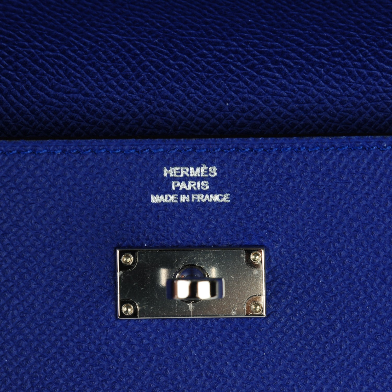 Hermes Epsom Kelly Longue Wallet Bleu Electrique 7 of 8