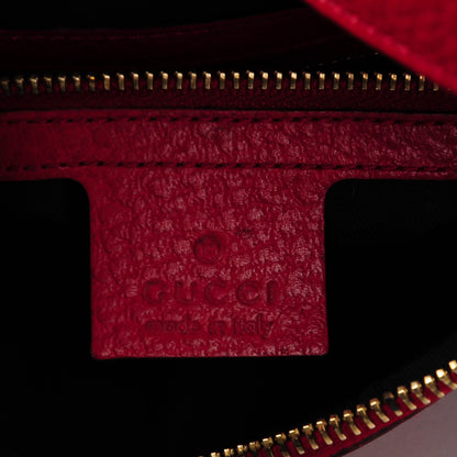 Gucci Calfskin Web Small Blondie Hobo Red 6 of 7