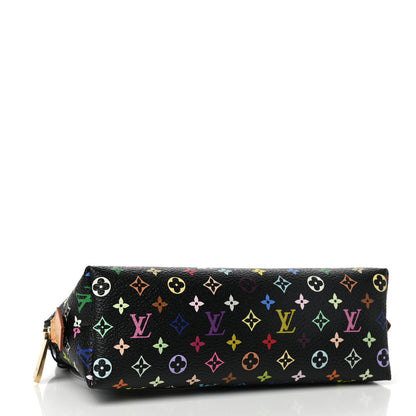 Louis Vuitton Monogram Multicolor Cosmetic Pouch Black Grenade 4 of 8
