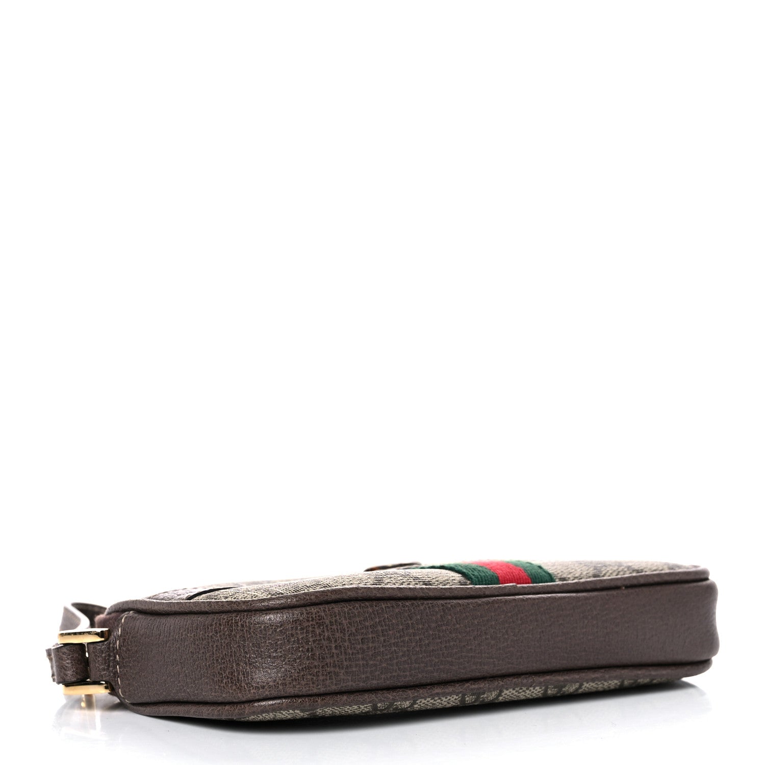 Gucci GG Supreme Monogram Ophidia Phone Case Wristlet Brown 4 of 13