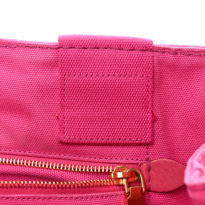 Prada Canapa Small Logo Tote Fuxia 14 of 19