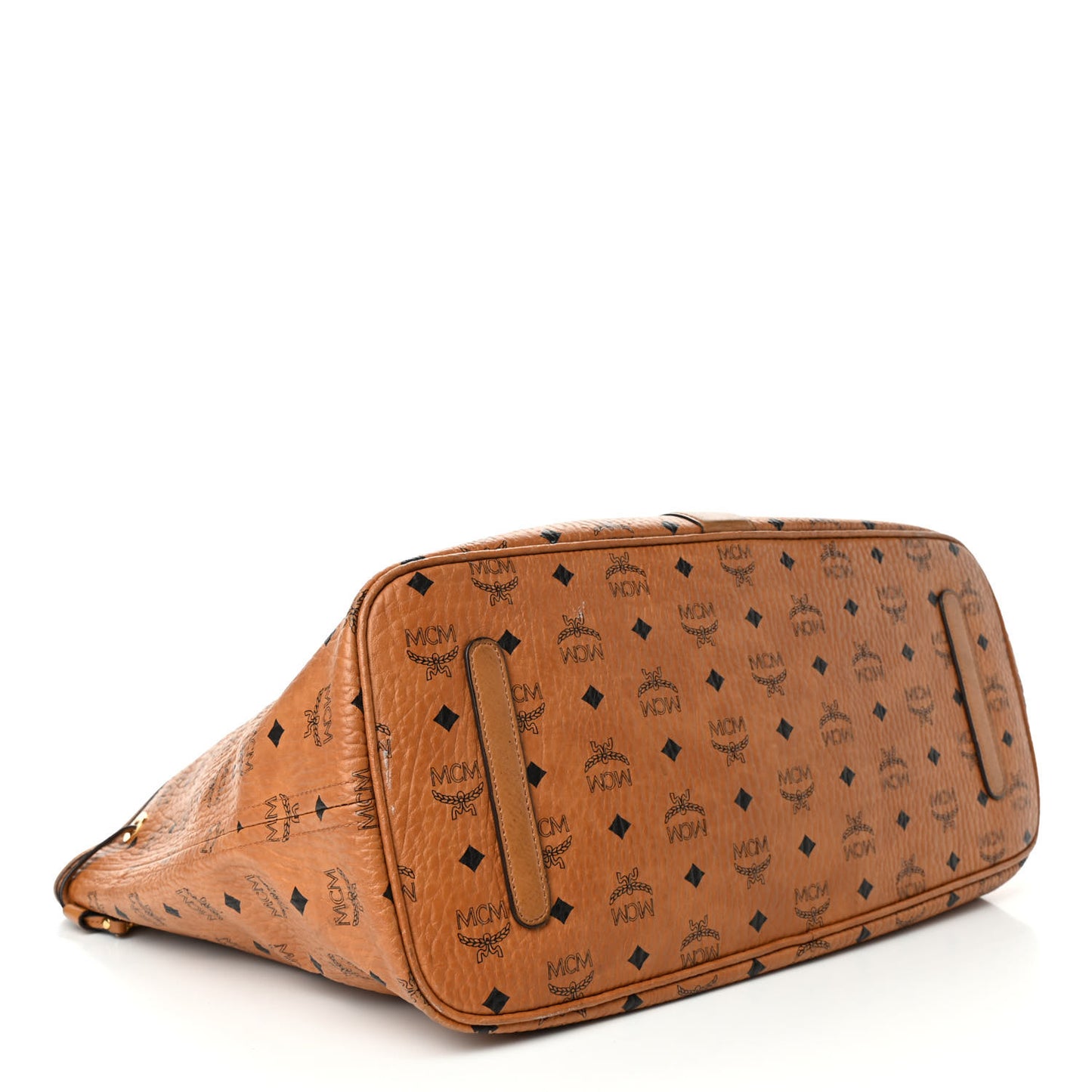 Visetos Large Liz Reversible Shopper Tote Cognac