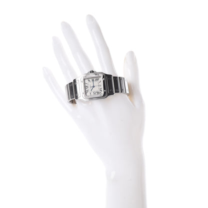 Cartier Stainless Steel 29mm Santos De Galbee Quartz Watch 2 of 5