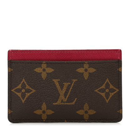 Louis Vuitton Monogram Card Holder Fuchsia 1 of 7
