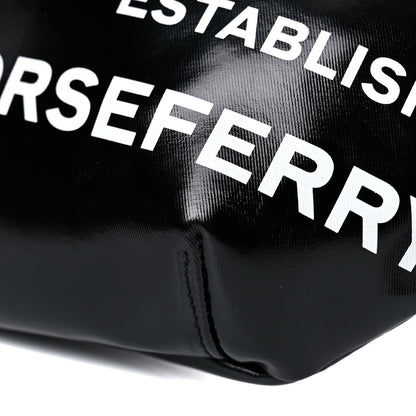 Burberry Coated Canvas Horseferry Print Extra Large Bum Bag Black 8 of 13
