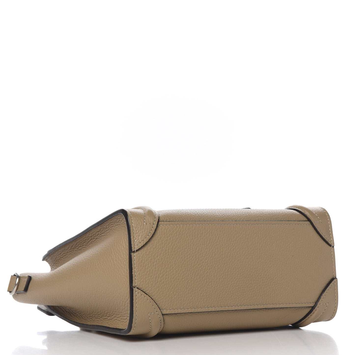 Drummed Calfskin Nano Luggage Dune