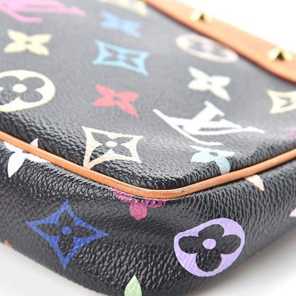 Louis Vuitton Monogram Multicolor Pochette Accessories Black 11 of 15