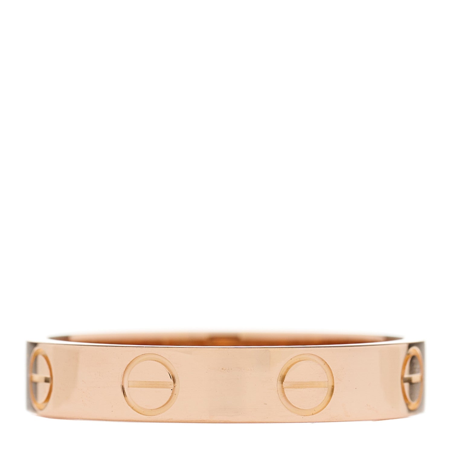 Cartier 18K Pink Gold 3.5mm LOVE Wedding Band Ring 53 6.5 3 of 4