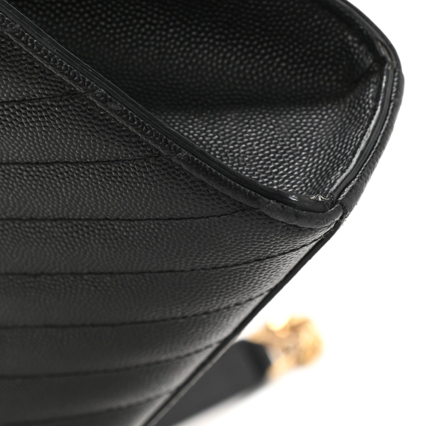 Grain De Poudre Matelasse Chevron Medium Monogram Satchel Black
