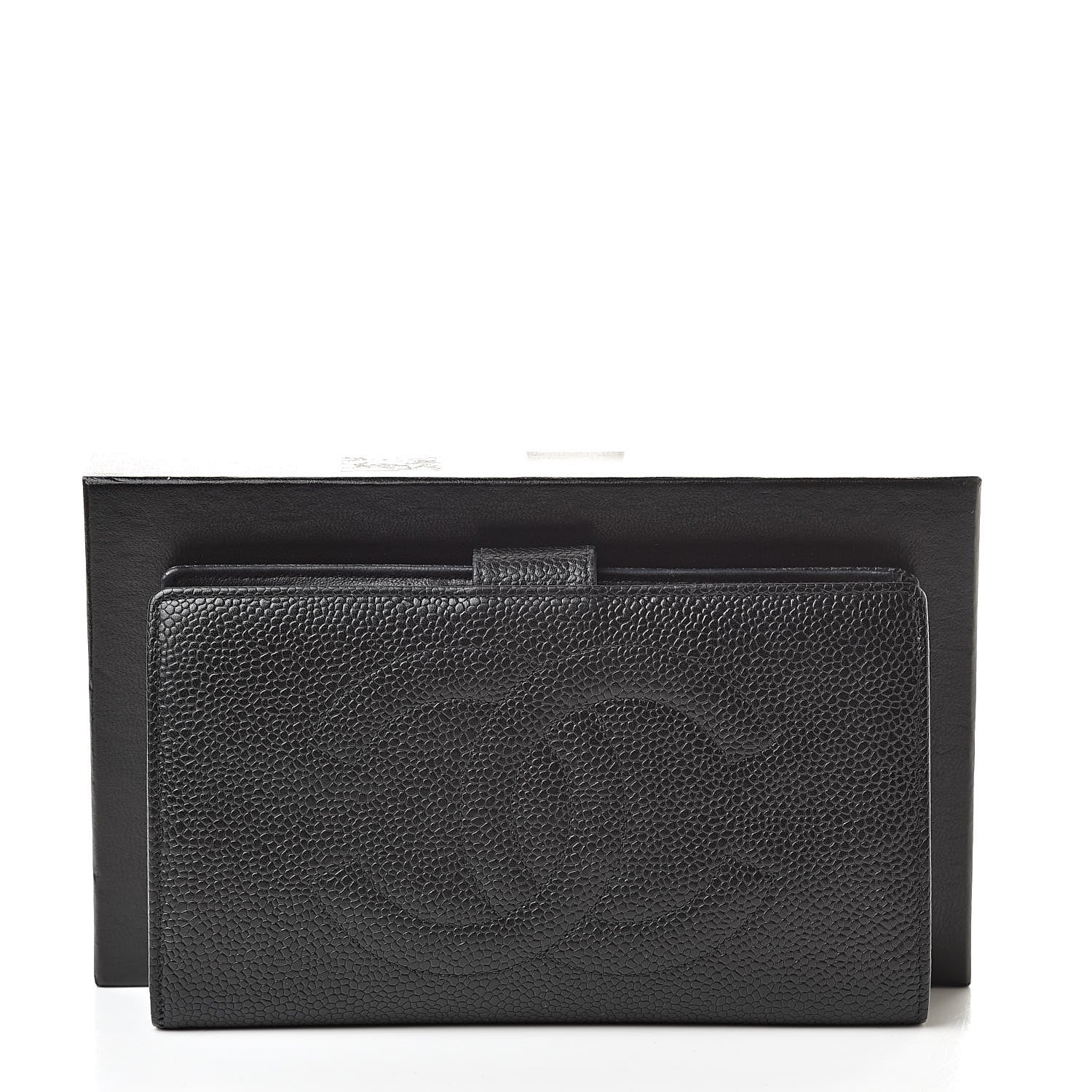 Chanel Caviar Timeless CC French Wallet Black 14 of 14