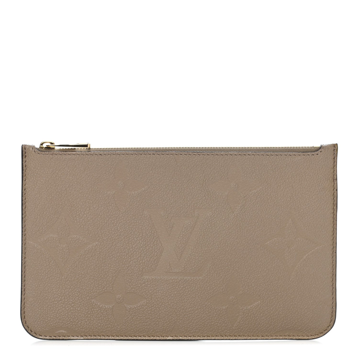 Louis Vuitton Empreinte Monogram Giant Neverfull MM Pochette Tourterelle 1 of 6