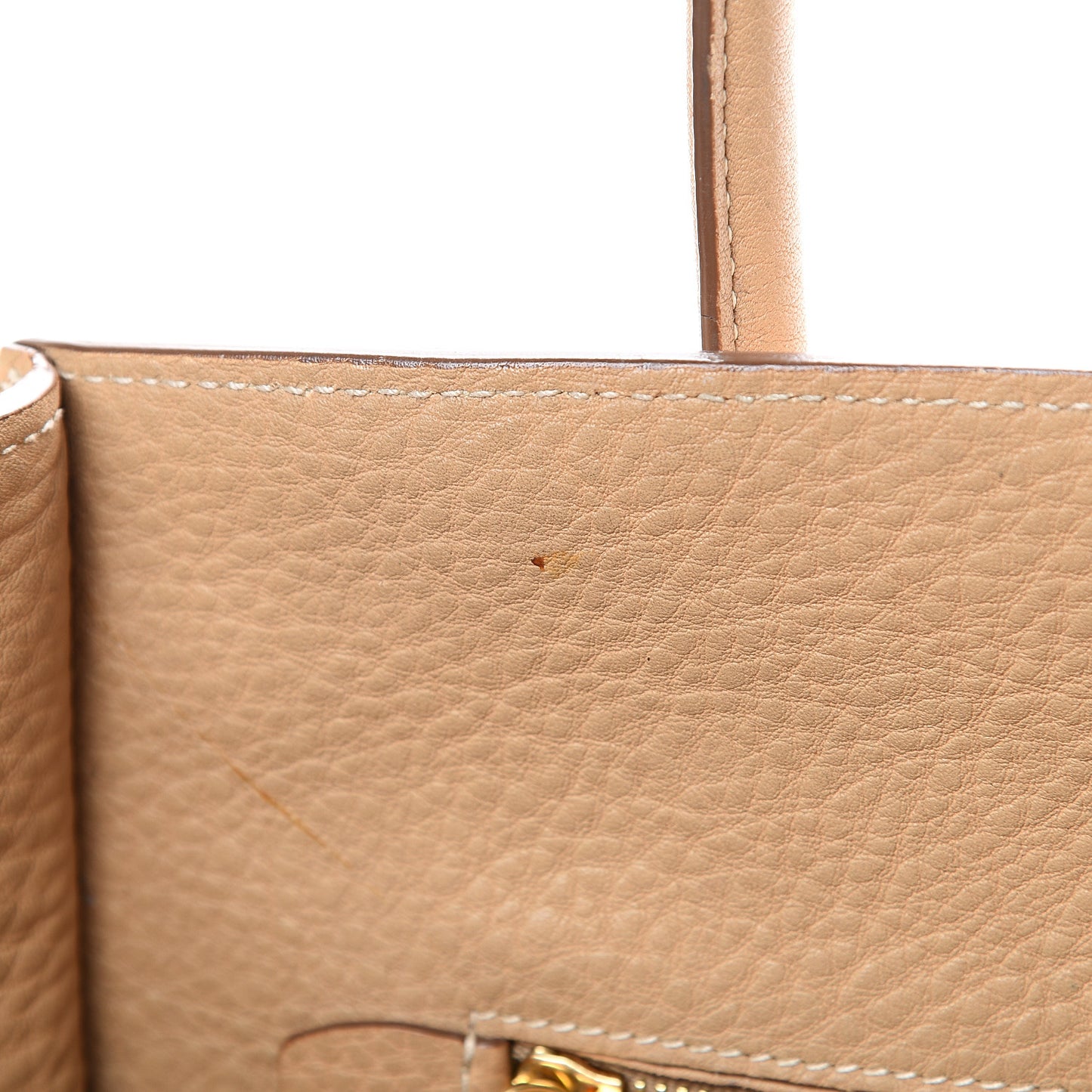 Vitello Phenix Shopping Tote Sabbia
