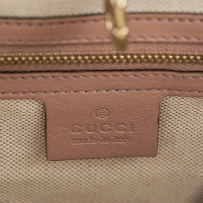 Gucci Patent Microguccissima Medium Nice Tote Dark Cipria 6 of 8