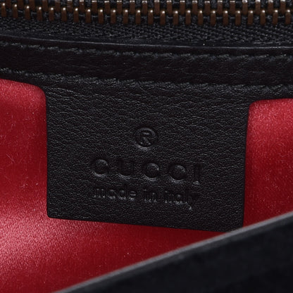 Gucci Velvet Matelasse Small GG Marmont Shoulder Bag Black 6 of 8