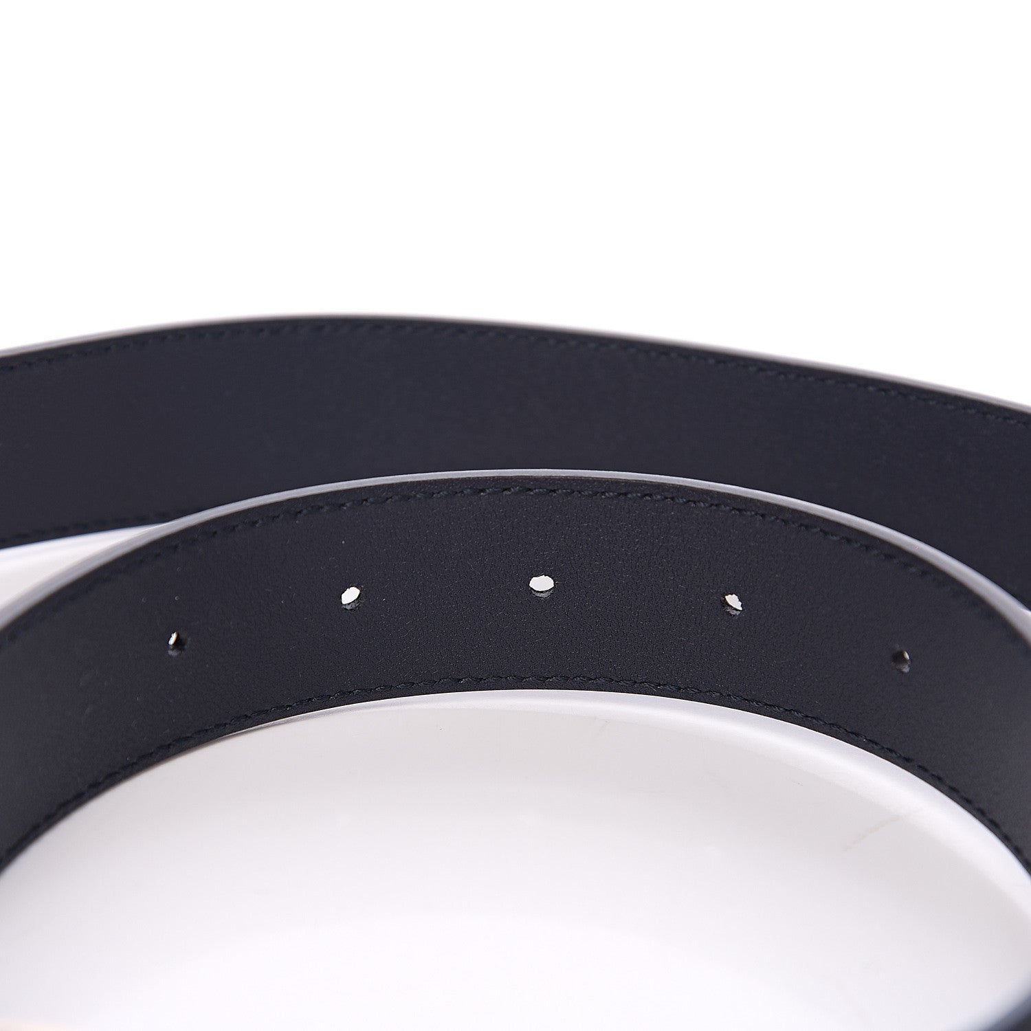 Gucci Moon Calfskin Double G 30mm Belt 95 38 Blue 4 of 5
