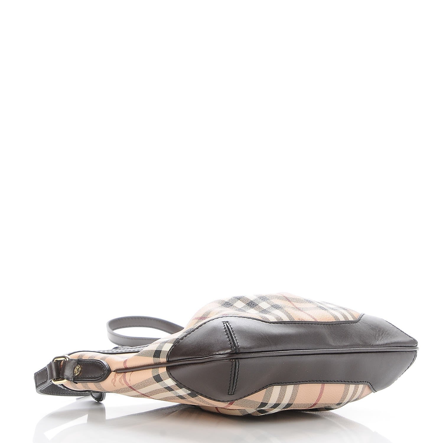 Burberry Haymarket Check Hartham Shoulder Bag Chocolate 4 of 8