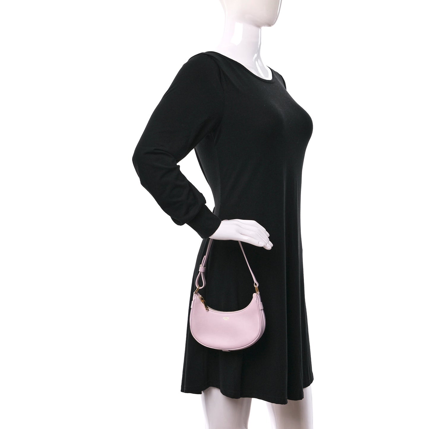 Smooth Calfskin Mini Ava Shoulder Bag Peony