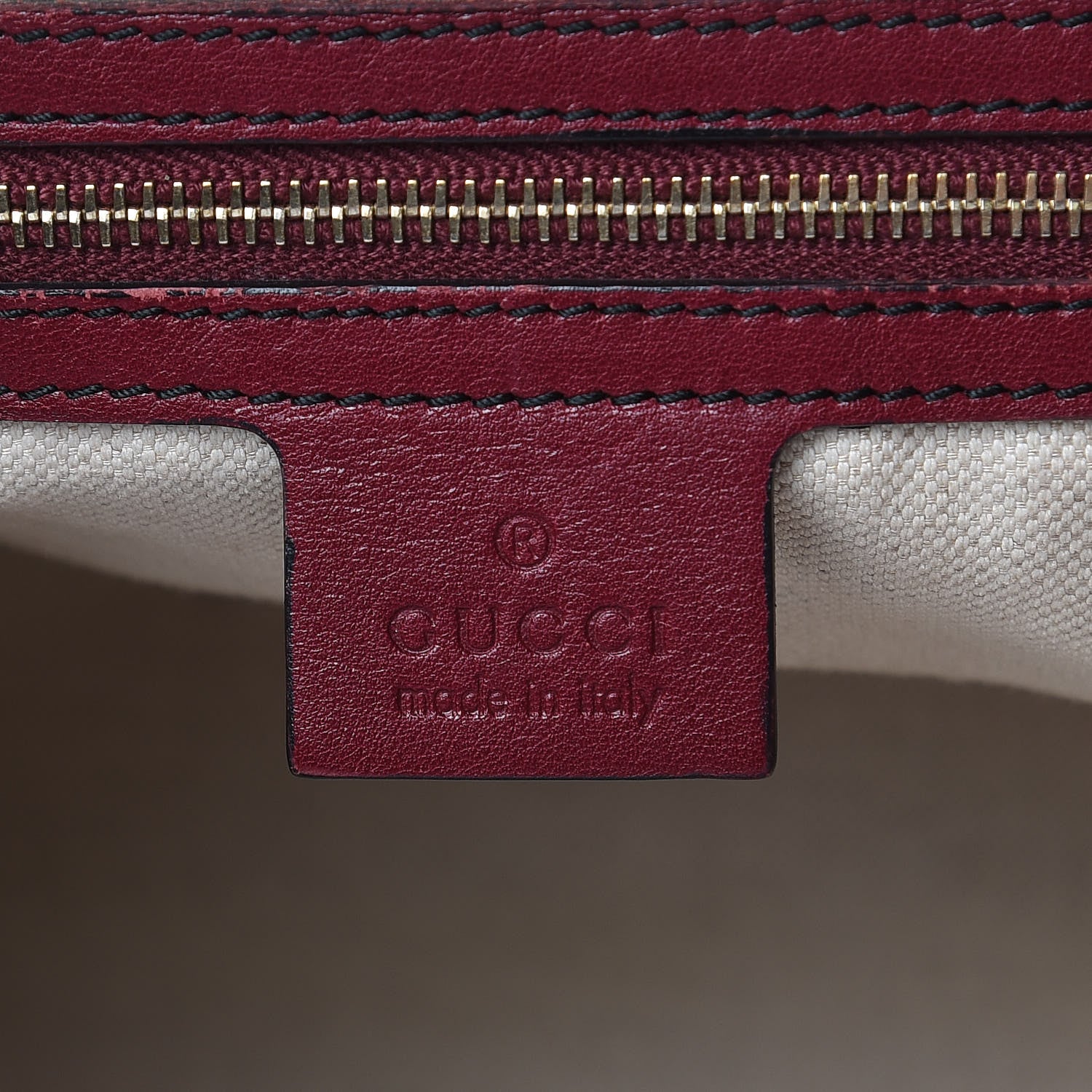 Gucci Soft Guccissima Medium Emily Shoulder Bag Classic Ruby 6 of 19
