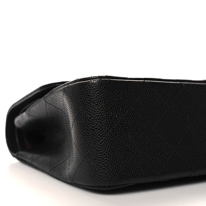 Chanel Caviar Quilted Jumbo Double Flap Black 9 of 11