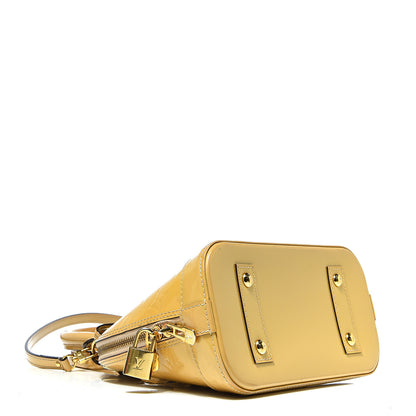 Louis Vuitton Vernis Alma BB Citrine 3 of 12