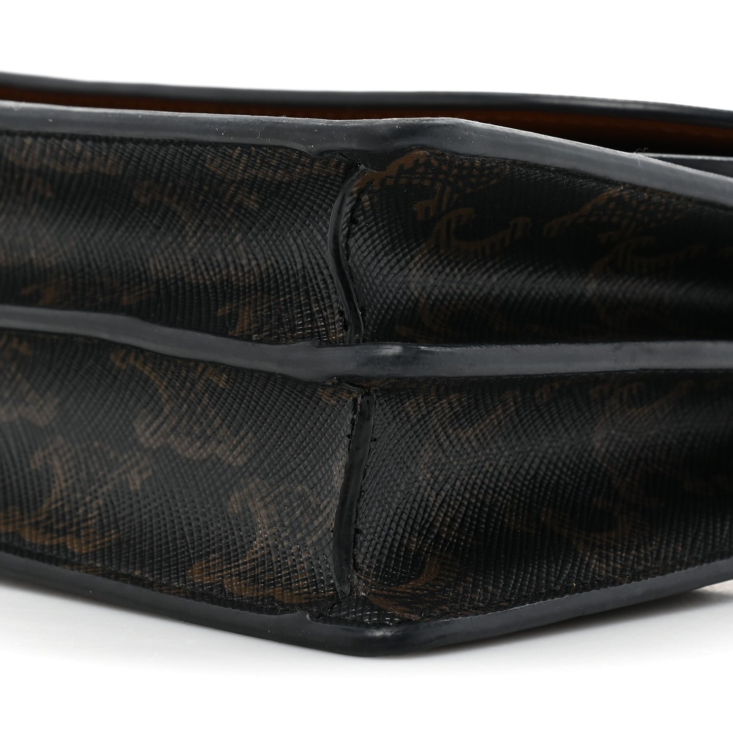 Triomphe Canvas Lambskin Wallet On Strap Tan