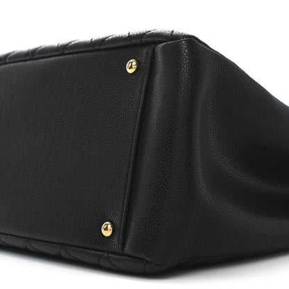 Chanel Caviar Quilted XL Grand Shopping Tote GST Black 10 of 10