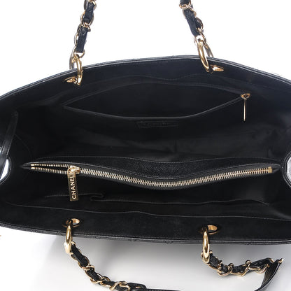Chanel Caviar Quilted XL Grand Shopping Tote GST Black 5 of 11