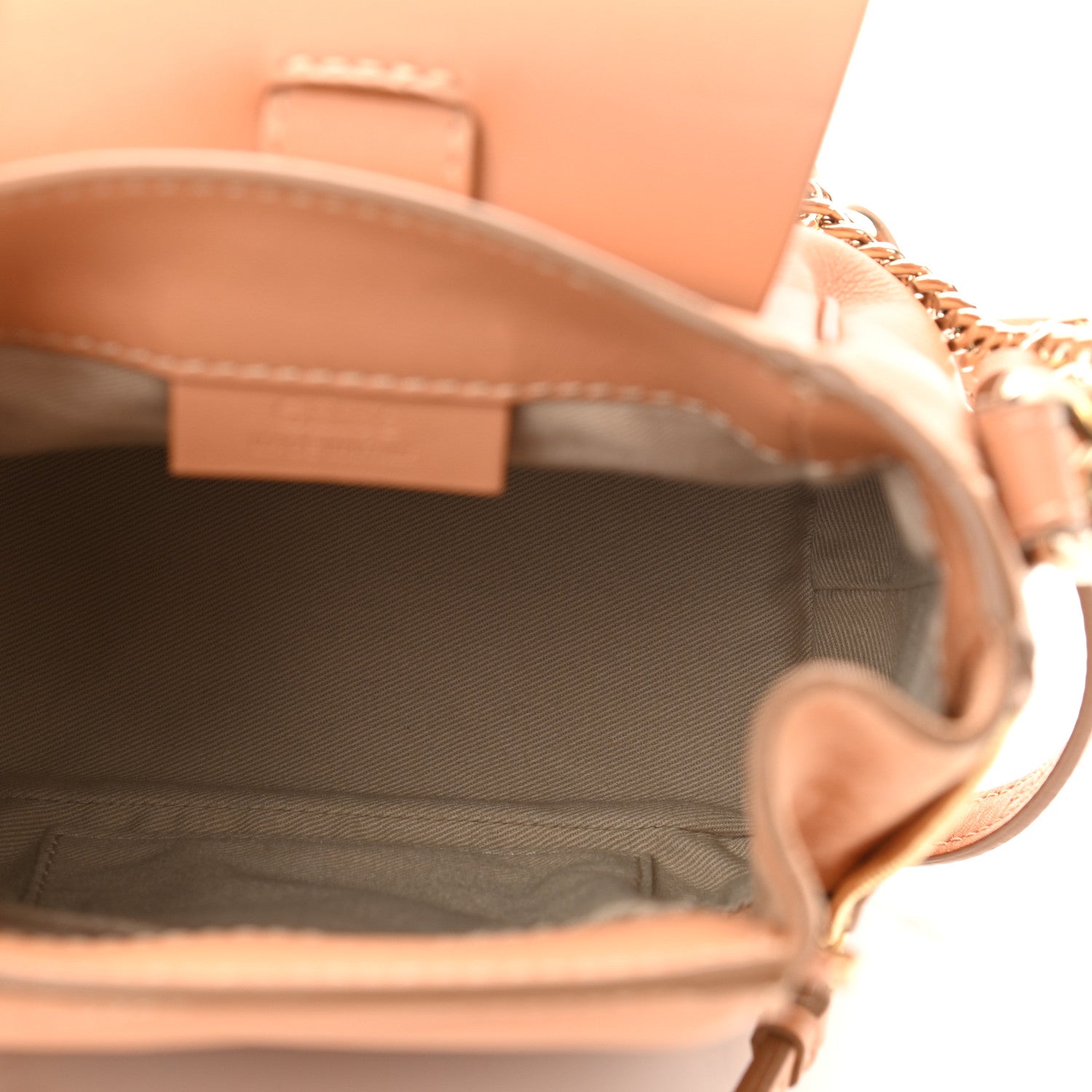 chloe mini faye backpack pink Chlo Leather & Suede Quilted front with ballerina bun applique and matching ruffle tutu Chlo Mini Calfskin and Suede