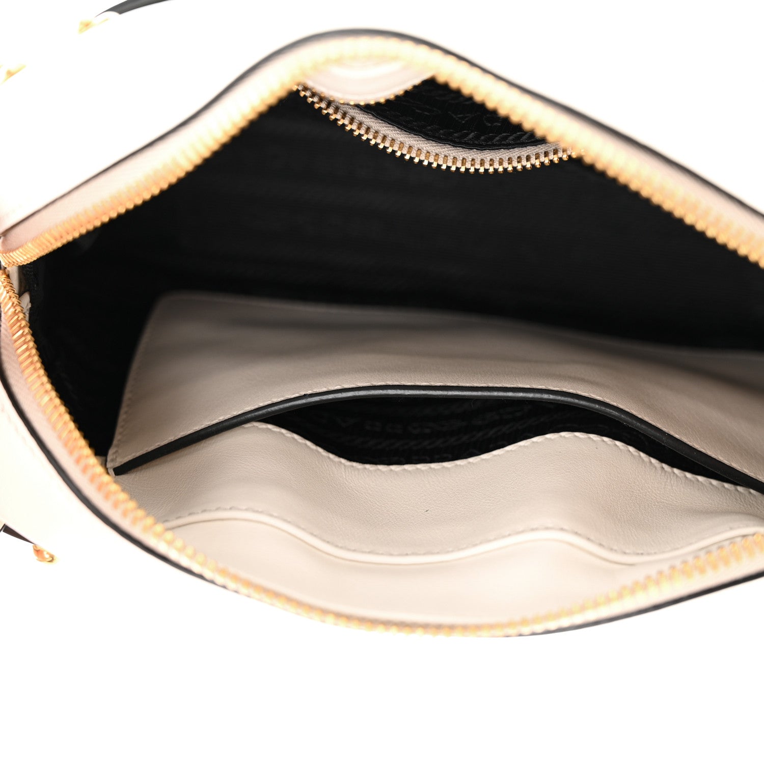 Prada City Calf Tiger Head Cahier Crossbody Talco 10 of 11