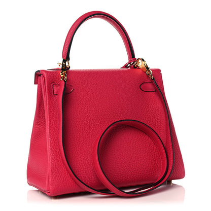 Hermes Togo Kelly Retourne 25 Framboise 2 of 8