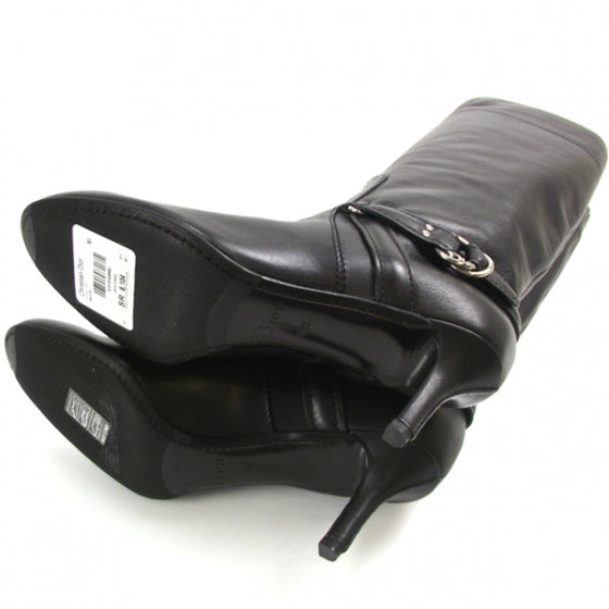 Leather Urban Boots 39.5 Black