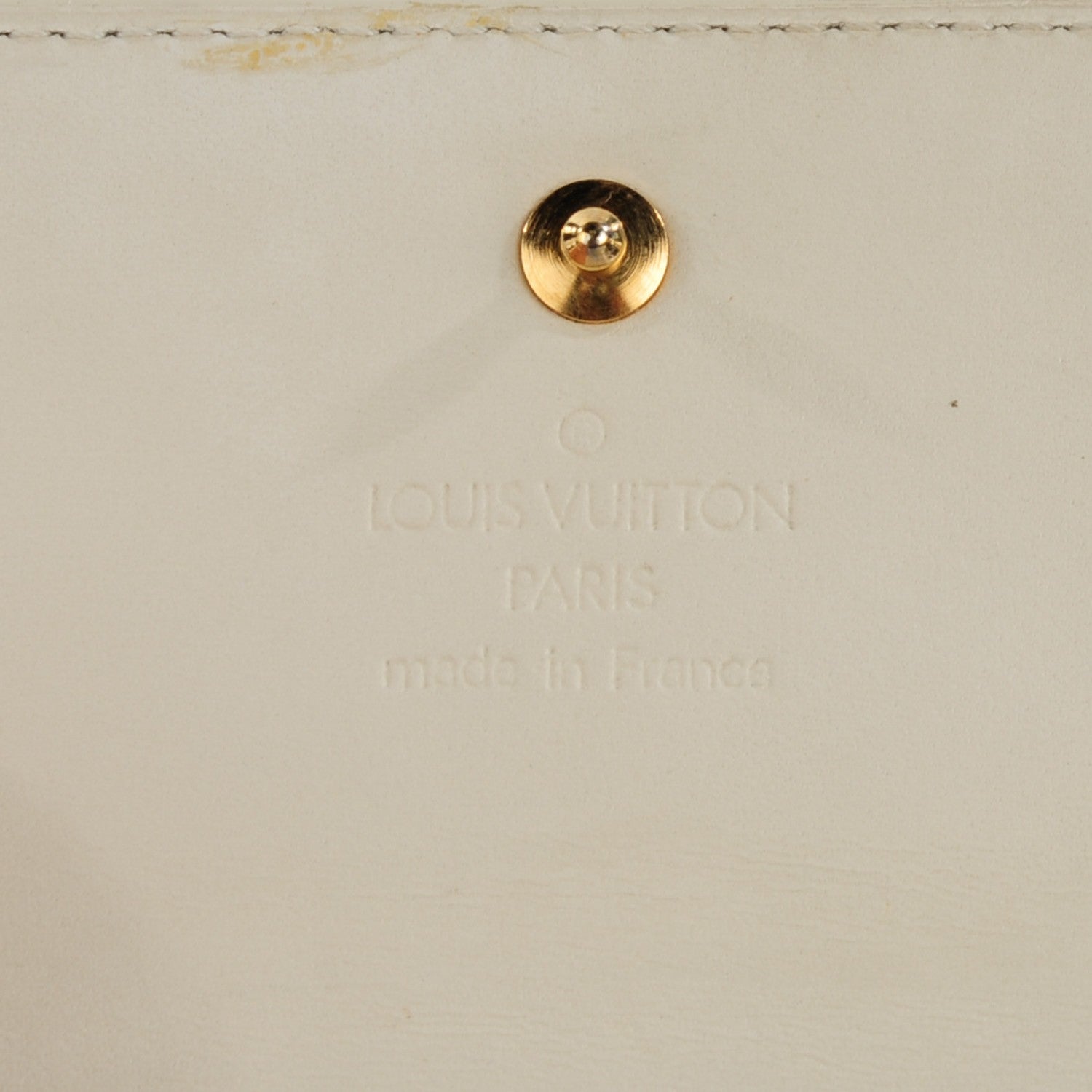 Louis Vuitton Vernis Elise Wallet Blanc Corail 10 of 10