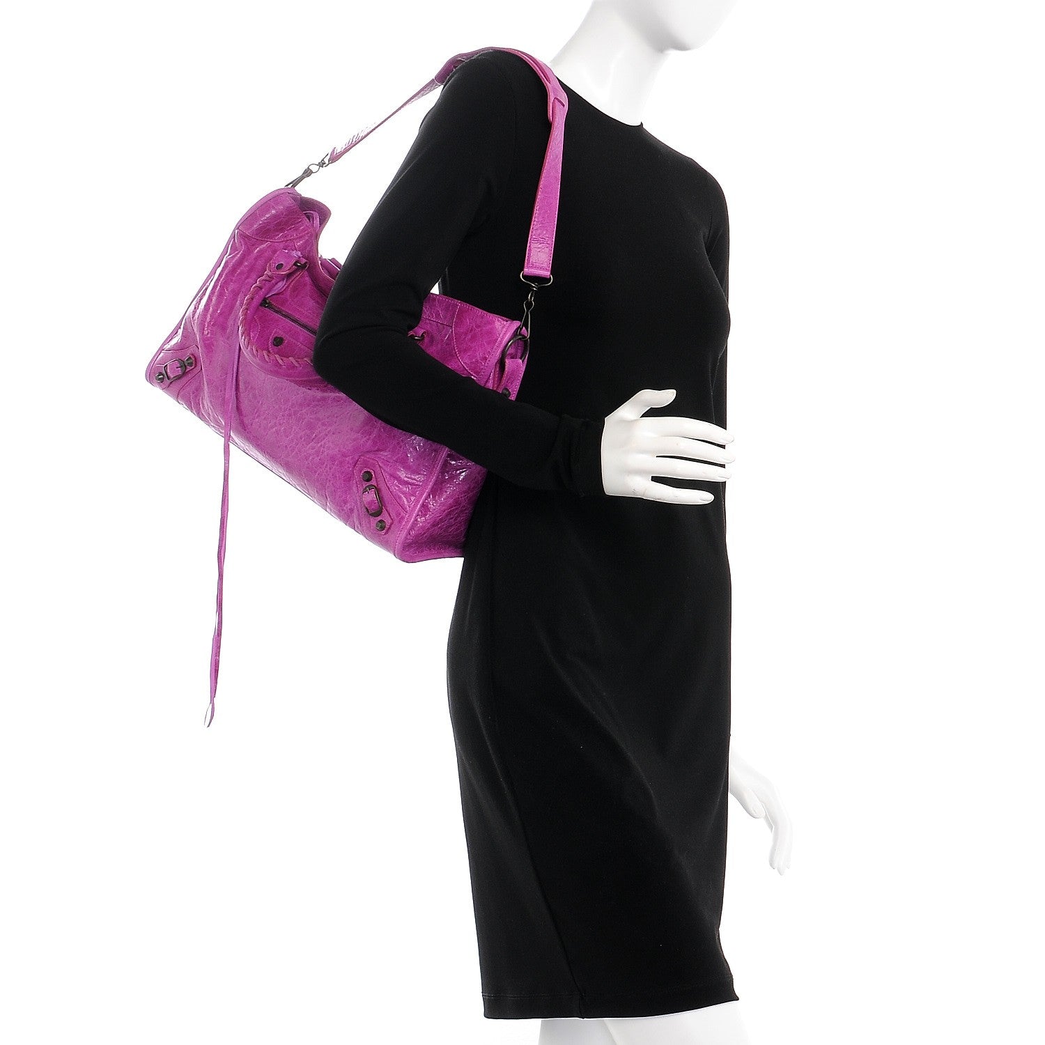 Balenciaga Agneau Classic Hardware City Amethyst 2 of 8