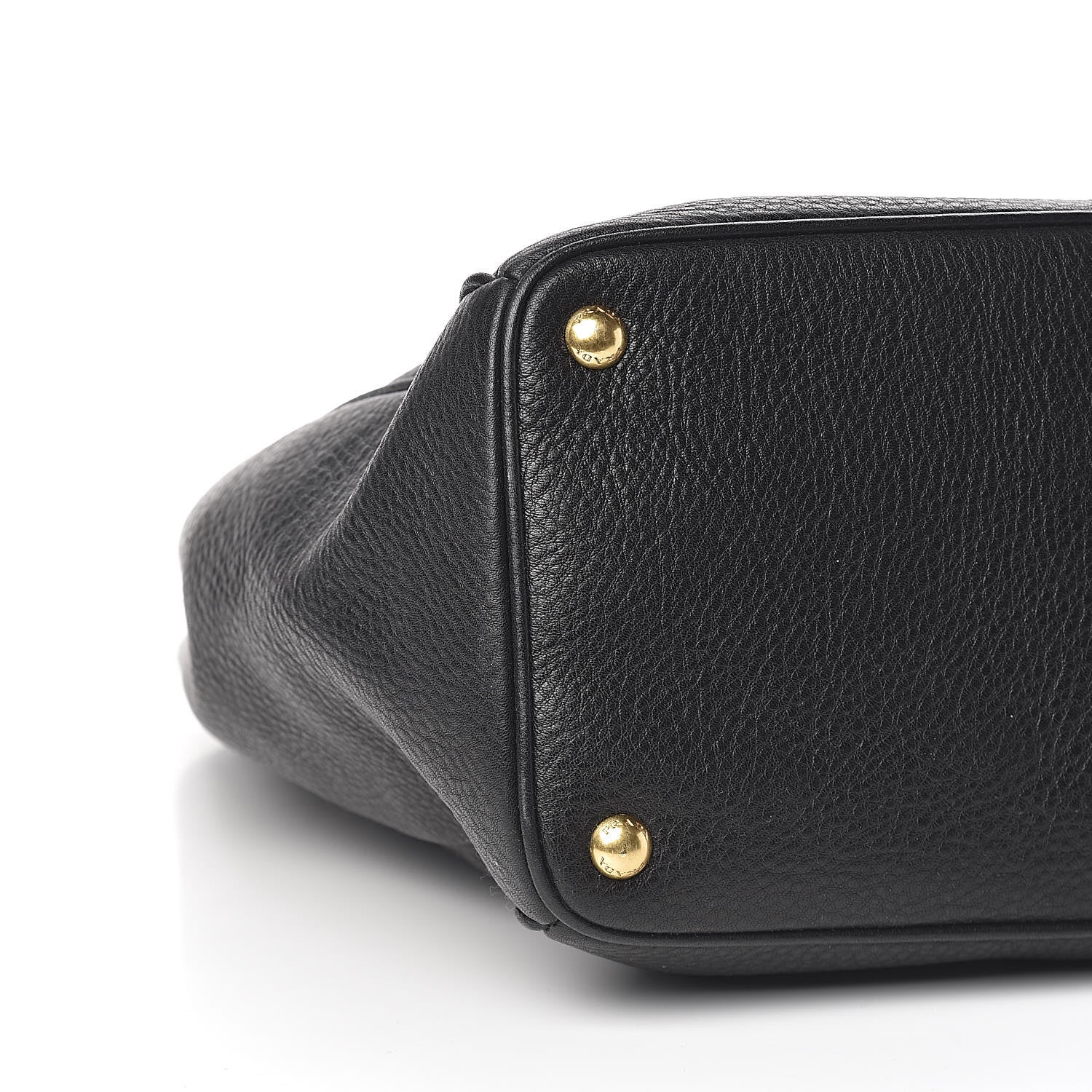 Prada Vitello Daino Tote Black 8 of 10