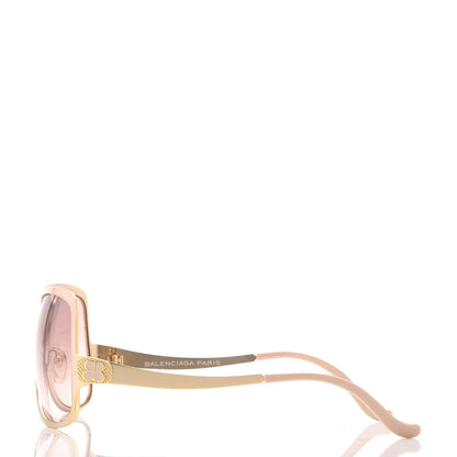 Balenciaga Oversized Sunglasses Gold 4 of 8