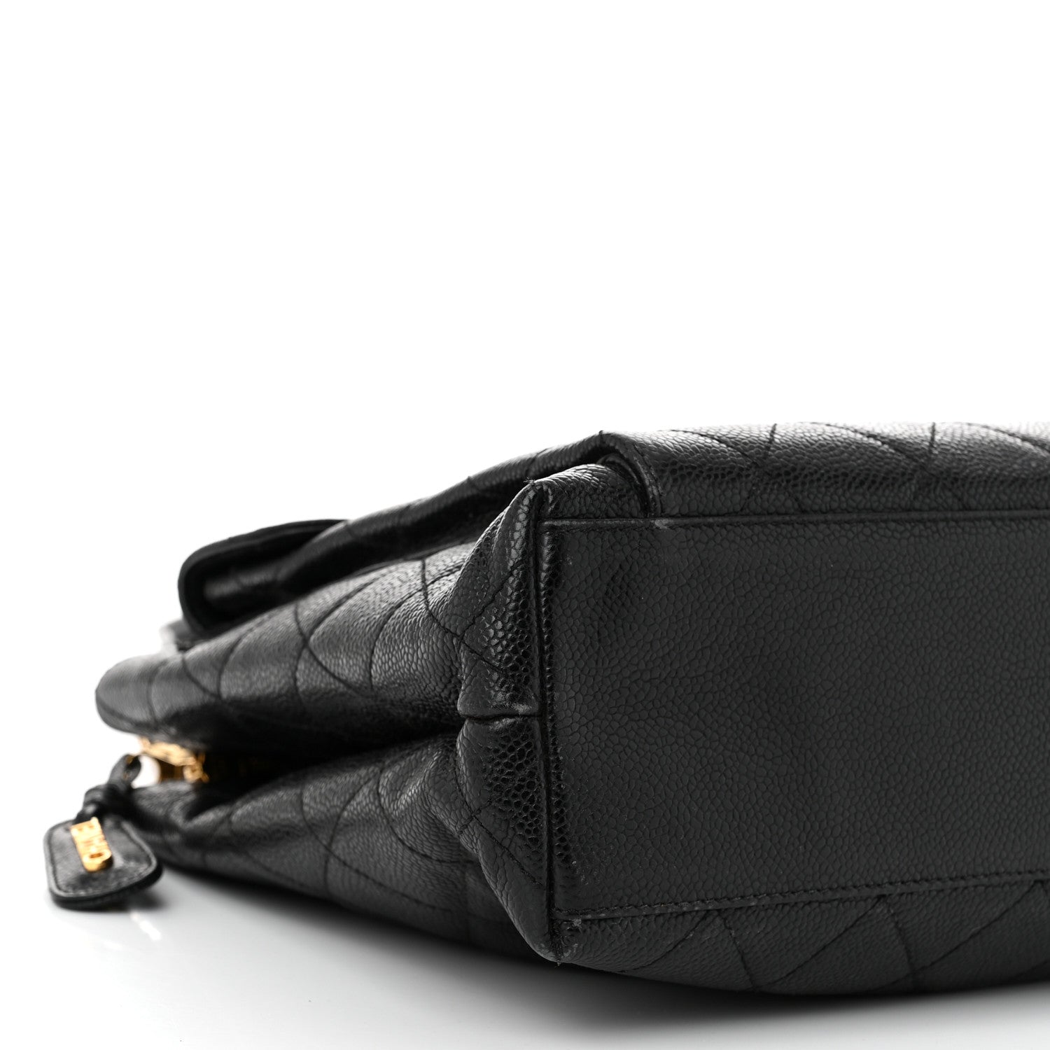 Chanel Caviar Quilted Flap Shoulder Bag Black 9 of 10
