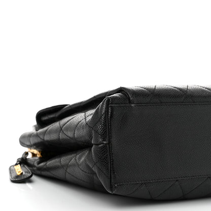 Chanel Caviar Quilted Flap Shoulder Bag Black 9 of 10